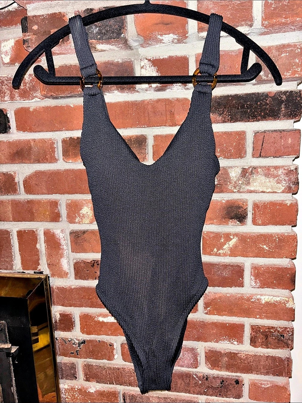 Time and Tru 1PC MISSY Black One Piece Size XS NWT